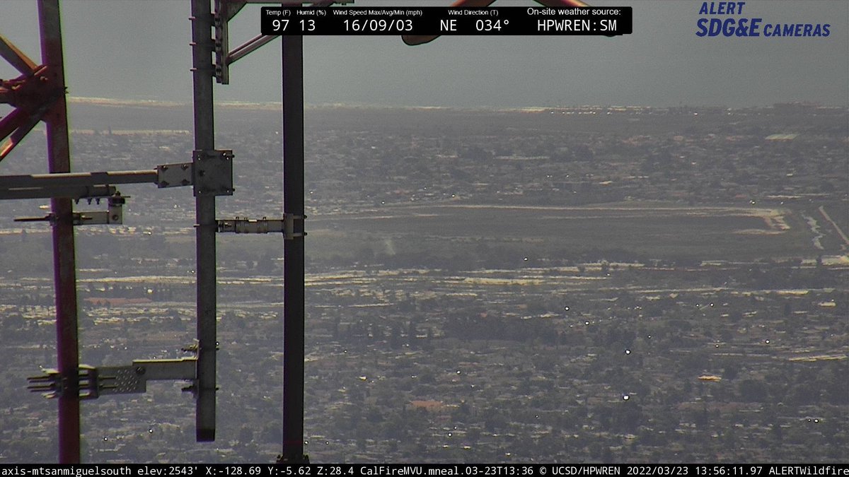 SDCountyFires's tweet photo. #5Fire #I5Fire - 1 mile Northeast of Imperial Beach - Forward progress has been stopped at 1 acre. Hose line around the fire. No active flame. Copters 3 & 12 released. IC requesting 3 additional Type III engines for mop-up. https://t.co/0YFUOgKJt5