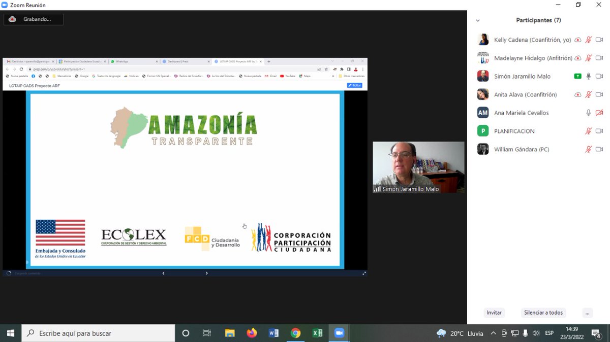 SimonJaramilloM's tweet photo. @ParticipacionPC, capacita a funcionarios del Municipio de Loreto  @GADMLoreto (Provincia de Orellana), sobre contenidos y aplicación de la #Lotaip Ley de Transparencia y Acceso a la Información Pública. #PCTransparencia  #AmazoniaTransparenteEC https://t.co/RJ7ijHli9h