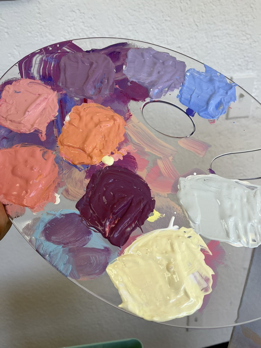 sincerelyart's tweet image. palette                                   painting