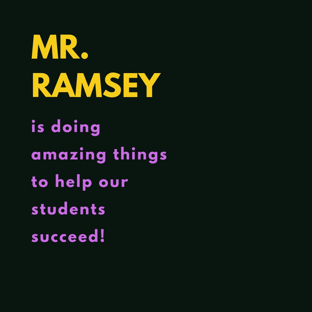 ComplimentsFCHS's tweet photo. Thank you, Mr. Ramsey! #fchs #wearecollins #Lambkins https://t.co/VNpr8Yn7zh