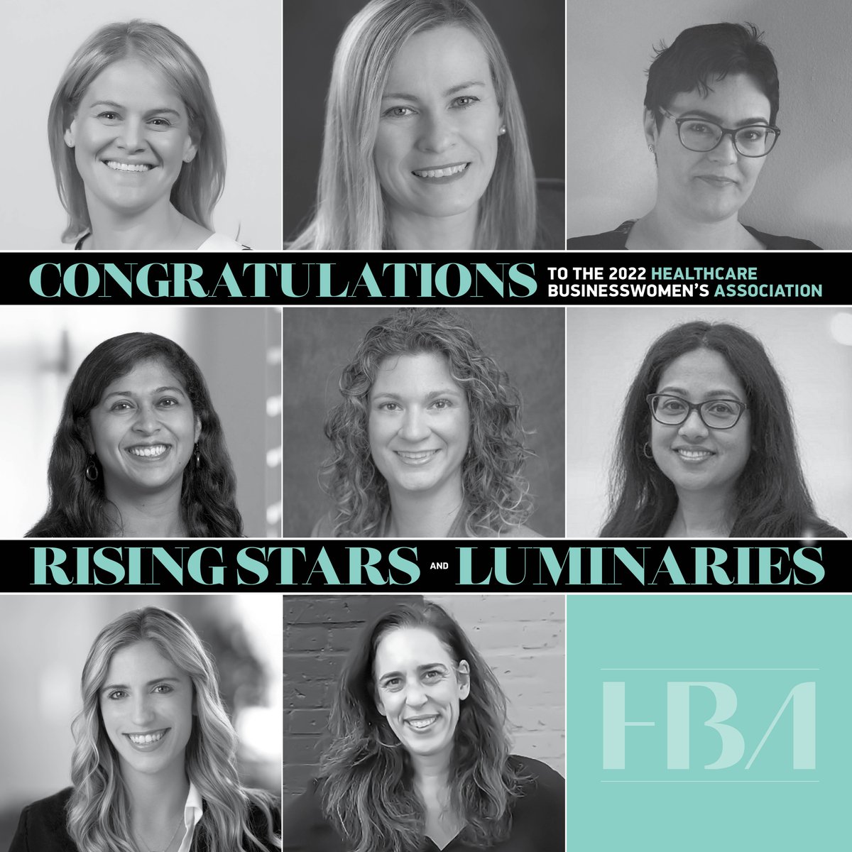 HBAnet's tweet photo. Congrats! Dara Mann, @HorizonNews Therapeutics; Christine Lennon, Edimara, Reis, @Incyte; Arati Swadi, @InovalonInc; Angela Steinway, Jyoti Varma, @integra_life ; Ashley Agustin, @ionispharma; Courtney Walker, @MMCtweets
https://t.co/D5Q9FqdLj1
#HBAWOTY22 #HBAimpact #healthcare https://t.co/CSnLp1yHD4