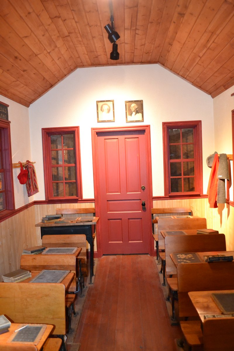 "It's cool to see what my grandpa built in person!"
It was actually Taylor Bradley's GREAT-grandfather, Mike Bradley, who built the former schoolhouse-turned-train station inside the #MOI years before he's standing inside a piece of #MOI history as a legacy, generations later.