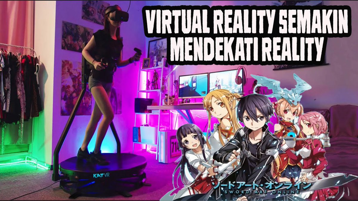 VRGamesIO's tweet photo. Dunia Sword Artwork Online &amp; All set Player Just one Semakin Mendekati Kenyataan – Virtuix Omni &amp; Kat VR – Virtuix Omni dan Kat VR adalah the future amoun... https://t.co/mf6yWyPtEd https://t.co/en5RAZ0HSA