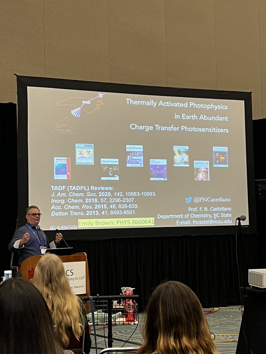 fsugsspc's tweet photo. Kicking off our afternoon session is Prof. Castellano! @AmerChemSociety #ACSSpring2022 #FSUGSSPC https://t.co/OJiLUTnagK