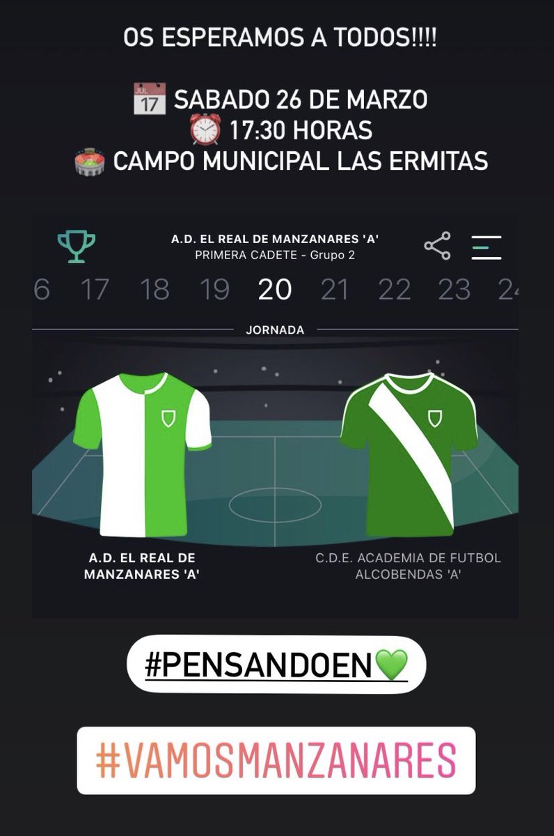 #VamosManzanares #Pensandoen💚