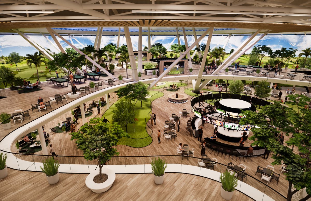 NextLinksGolf's tweet photo. NextLinks brings nature indoors, creating a park like setting.

#nextlinks #egolfarenas #golf #entertainment #shotsinthenight #growthegame #indoorgolf #golflife #golfstagram https://t.co/HTo3vB1M0t