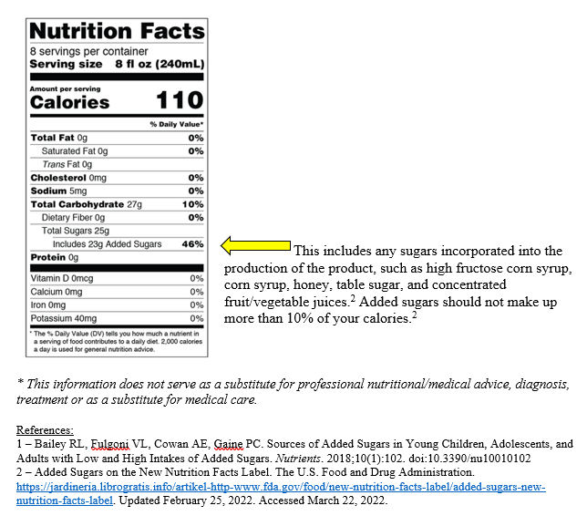 ENACTResearch's tweet photo. Sweetened drinks, coffee/tea, and bakery items were the leading sources of added sugars in adults over the age of 19, according to Bailey et. al.¹ Reading nutrition labels on food packaging is the best way to make an informed decision. #getthefacts #nutrition https://t.co/LWSmvgS7dj