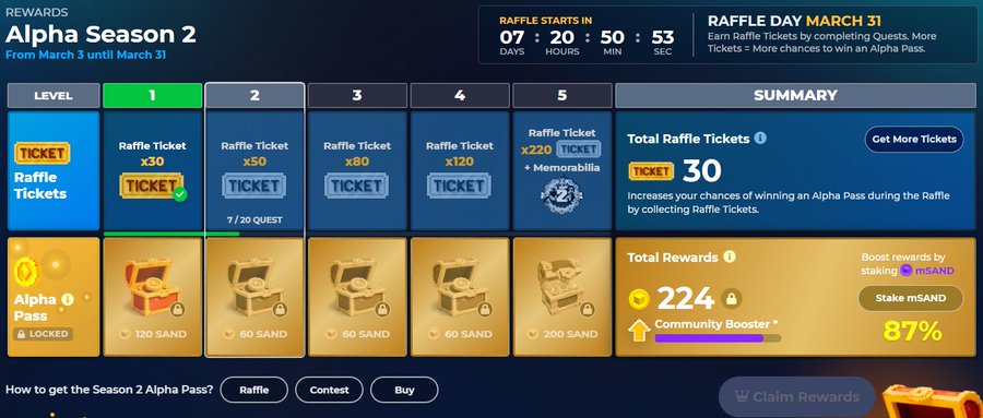 UtomErin's tweet photo. @TheSandboxGame I just participated in the daily #SandboxAlphaS2Contest for a chance to earn up to 1,000 $SAND! Starting March 22 - Ticket Day. Check out my screenshot below!
👇 #SandboxAlphaS2 https://t.co/6seUwqUFZy