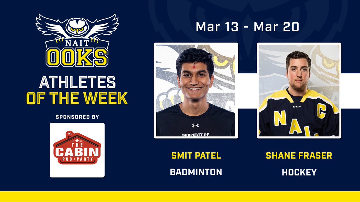 naitooks's tweet photo. Congratulations to @TheCabinYEG players of the week! #ooksNAITion https://t.co/cWCETXRjs7