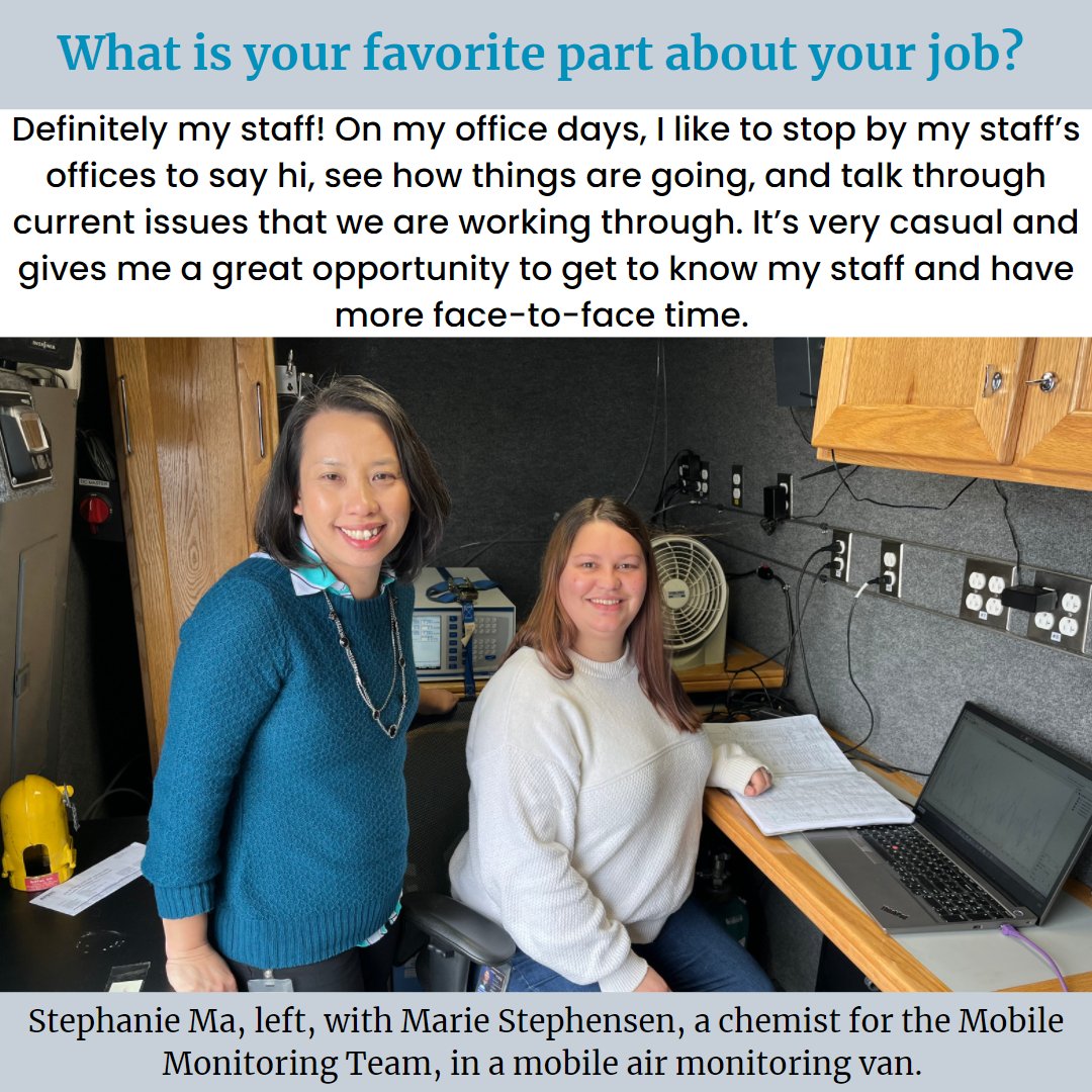 TCEQ's tweet image. Today we're highlighting Stephanie Ma in TCEQ's series for Women's History Month! 

#WeAreTCEQ #WomensHistoryMonth