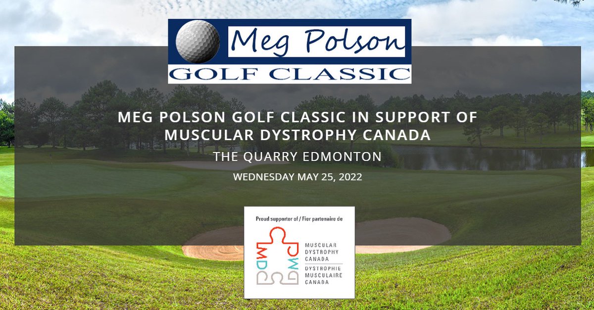 Join me for the first ever Meg Polson Golf Classic in support of Muscular Dystrophy - May 25, 1pm shotgun <a href="/QuarryEdmonton/">The Quarry Golf Course</a>. Event details and golfer/sponsor registration here: app.eventcaddy.com/events/mpgc. Please share!