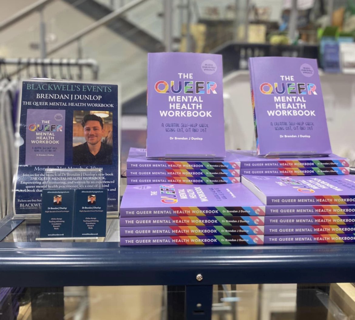 ⭐️📕BOOK GIVEAWAY!📕⭐️
For a chance to win a free copy of The Queer Mental Health Workbook for you or someone else, all you have to do is like, retweet &amp; comment letting me know you’ve entered! Follow me &amp; <a href="/JKPGender/">JKP Gender & Sexuality</a> for an extra entry! Winner picked at random Friday at 8pm🏳️‍⚧️💕🏳️‍🌈