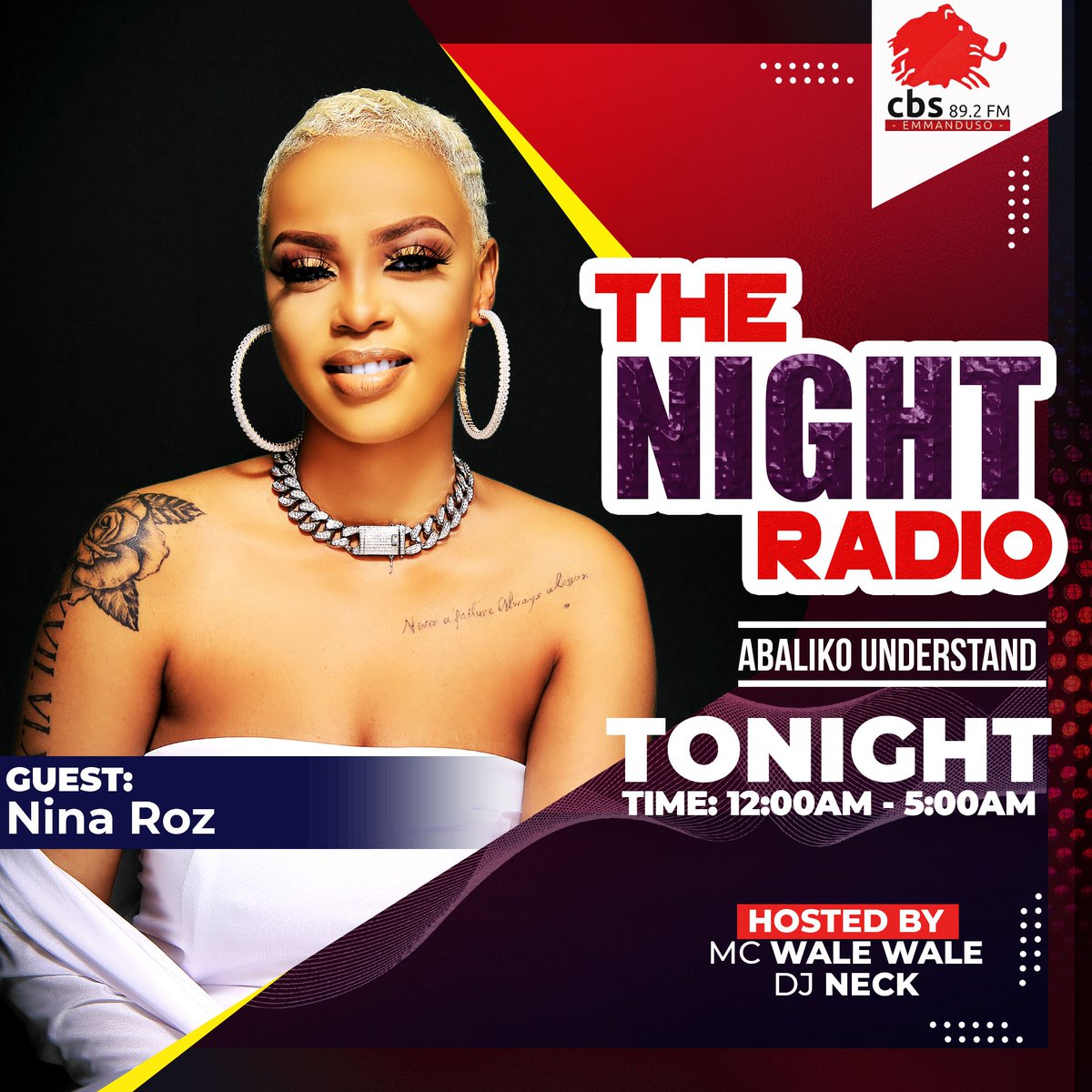 We on right now 89.2 Cbs fm# Night radio