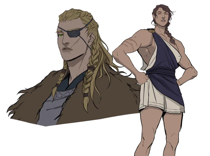 Some wolf-kissed and Misthios🙏 
