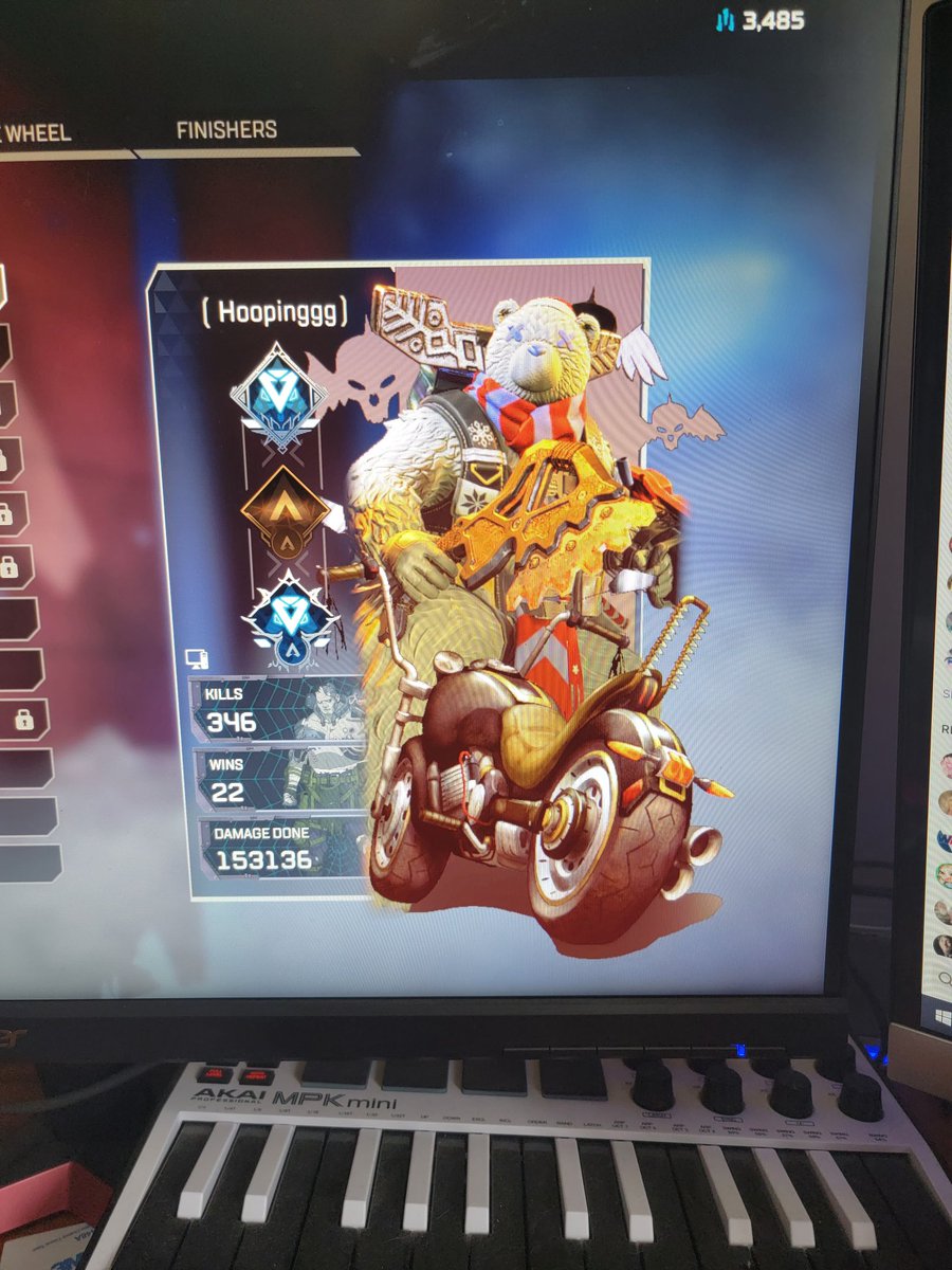 hoopinggg's tweet photo. Well time to become a gibby main, it was fun wraith. #ApexLegends https://t.co/g4CbKEDT38