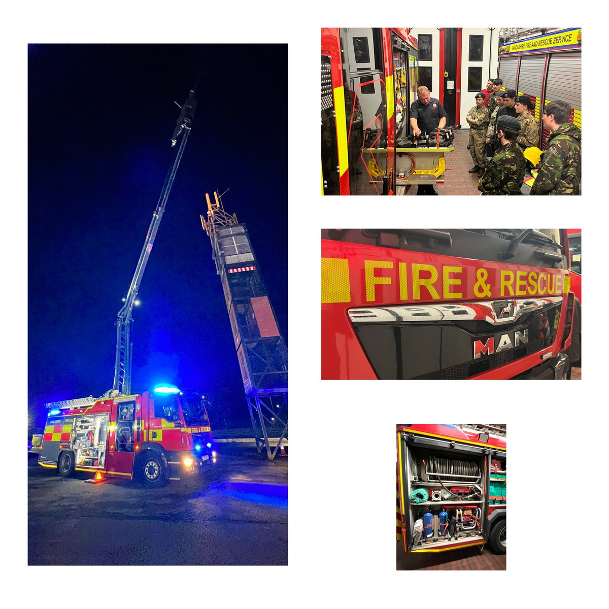1439sqn's tweet photo. Just to say a big thank you to Brendan from Lancashire Fire and Rescue Service for a fantastic evening at @skemfire last night from all the staff and Cadets at 1439 Skelmersdale Squadron 🚒 🚒 🚒 https://t.co/6heO7kQfad