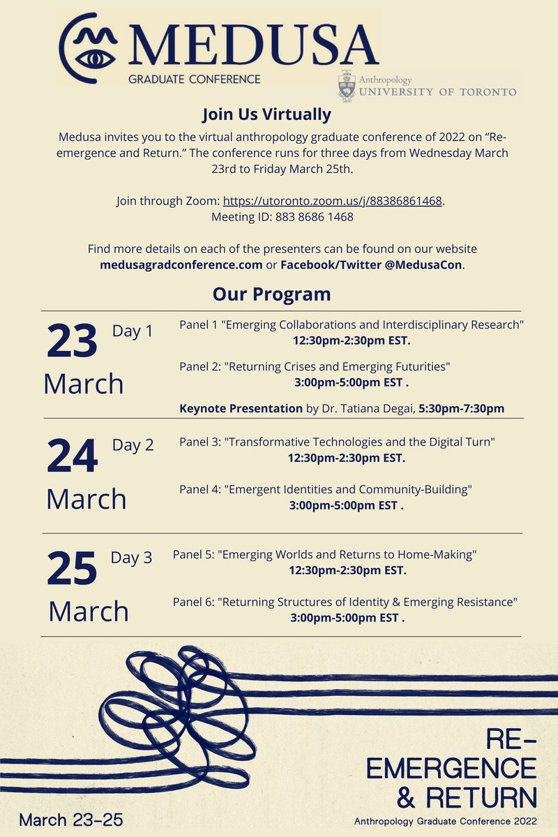 Thank you to all our speakers today for phenomenal presentations and thought-provoking discussions! Tune back in tomorrow for panels 3 and 4, “Transformative Technologies and the Digital Turn” and “Emergent Identities and Community-Building”!