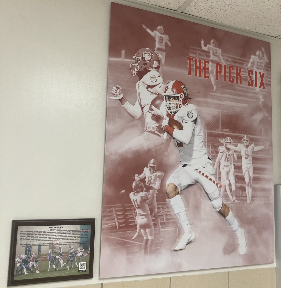 The annual spring cleaning/updating the trophy case was just a tad more fun this year.