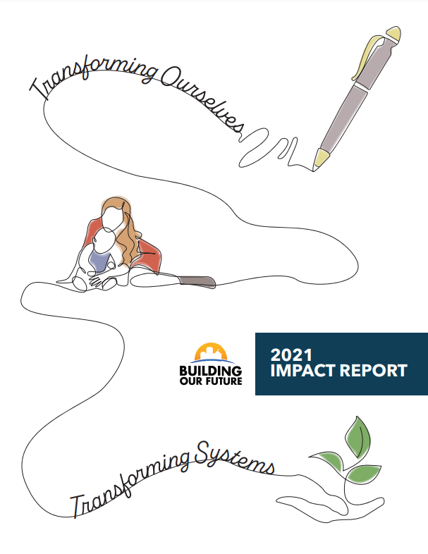 Check out <a href="/BuildingOurFut/">Building Our Future</a>'s  2021 Impact Report: Transforming Ourselves, Transforming Systems for a closer look at how the team, and YOUR community, made progress through partnership and collective action.

Read more about their work in 2021: buildingourfuturekc.org/blog/bofs-2021…
