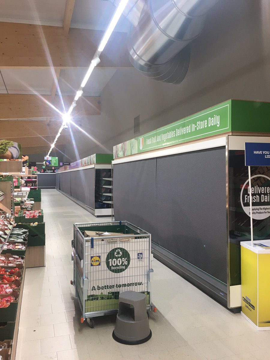 SeamusColdCall's tweet photo. Sleep well @lidl_ireland Knocknacarra, you’ve got a big day tomorrow but I’ll keep an eye on all the temperatures. #ABetterDegreeOfService #ItsColdComfort #ColdCall #ZeroC https://t.co/nld7eclotA