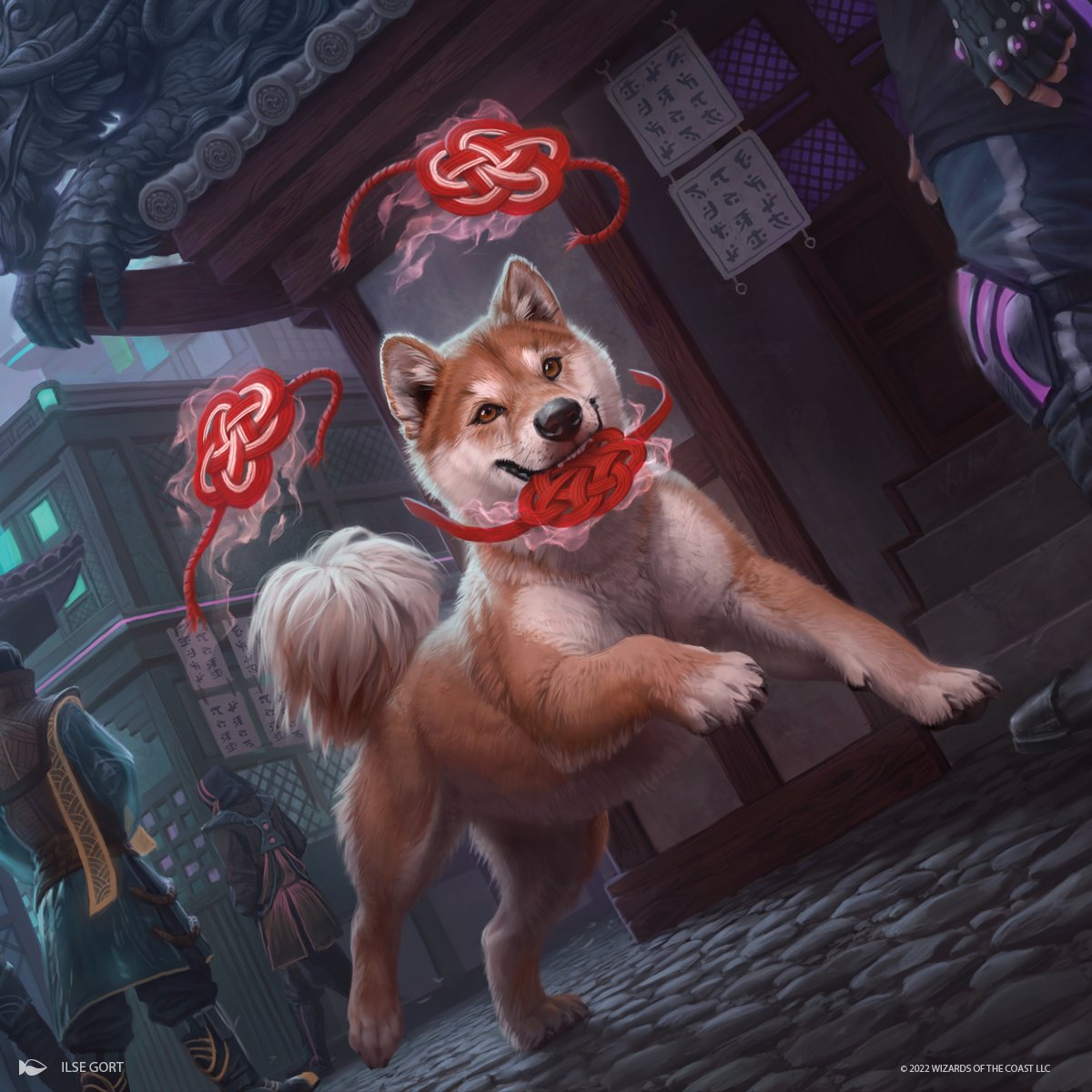 The pups in question! Yoshimaru, Ever Faithful is on the left and 