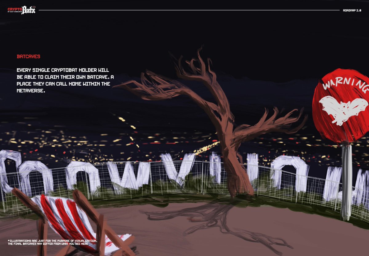 CryptoBatz Roadmap 2.0:

- Batcaves for all CryptoBatz holders
- Original artwork by <a href="/OzzyOsbourne/">Ozzy Osbourne</a> free mint
- Ozzfest 2022 coming to the Metaverse

Full Presentation here:
app.ludus.one/0ddd8ce4-ba92-…

Give this a RT - we appreciate your support!