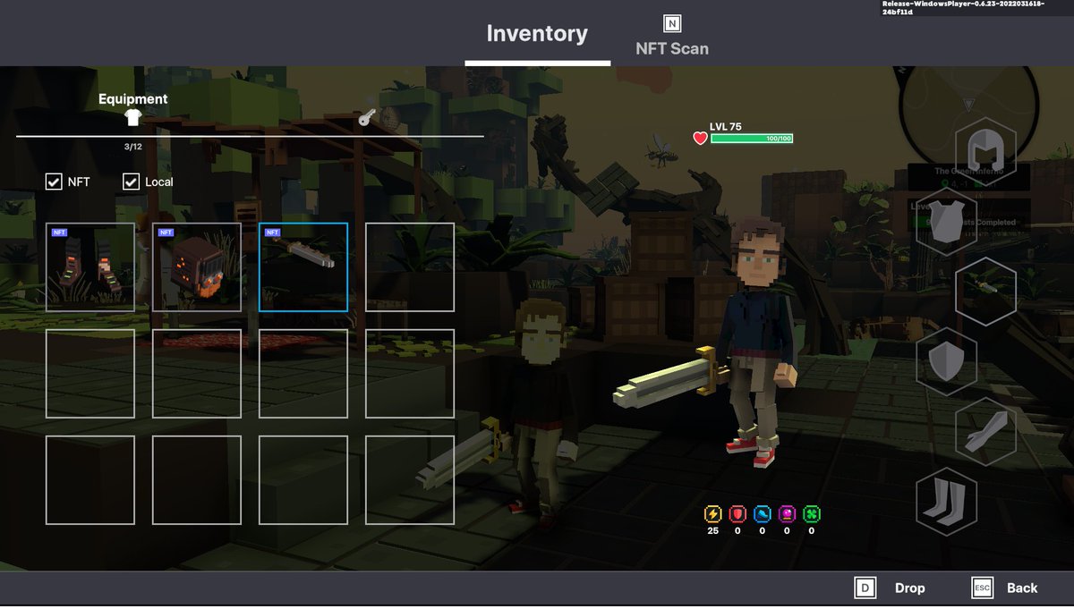 DominikJesz's tweet photo. @TheSandboxGame I just participated in the daily #SandboxAlphaS2Contest for a chance to earn up to 1,000 $SAND! Starting March 19 - Gather the equipment. Check out my screenshot below!
👇 #SandboxAlphaS2 https://t.co/rDdFhQMhlG