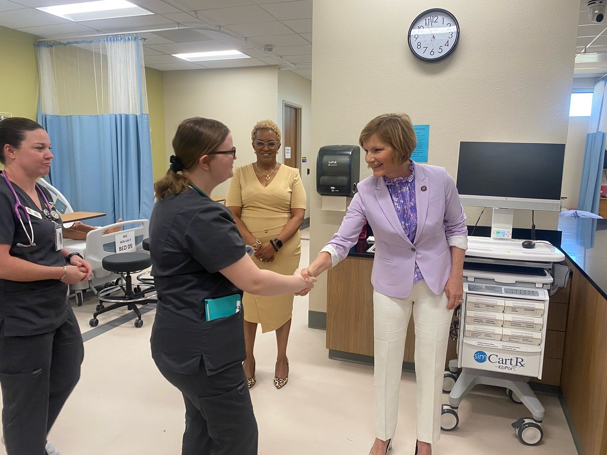 In all seriousness though, it was a pleasure to tour and meet some of the incredible students and faculty at <a href="/NevadaState/">Nevada StateU</a>'s School of Nursing. I'm proud to have secured $648,000 for training equipment that will expand curricular offerings &amp; address Nevada's nursing shortage.