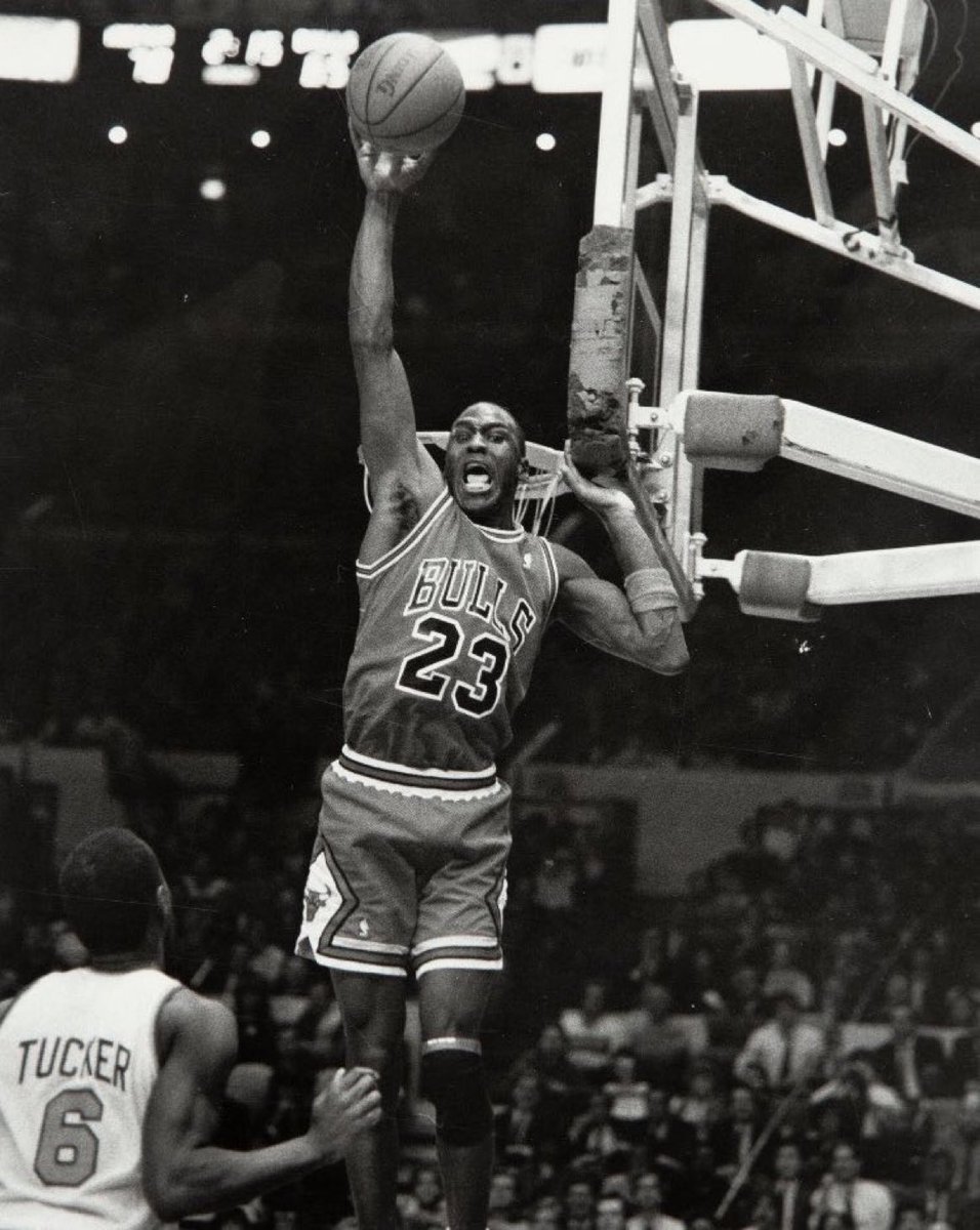 Them: “The athleticism in today’s NBA would be too much for the players of the 80s and 90s.”

Me: “Well, here’s our best player. Who’s yours?”