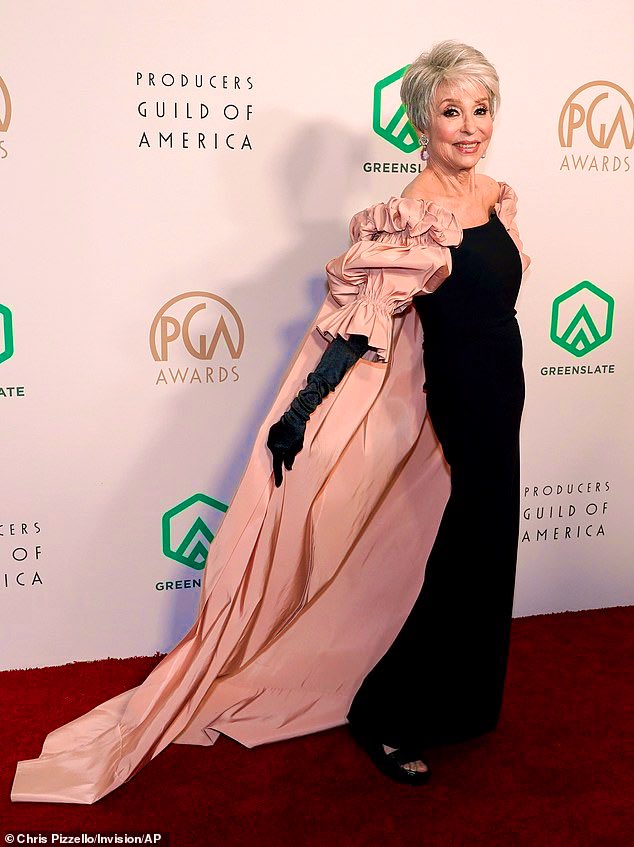 Rita Moreno is setting the red carpet on fire this season. Two days ago she accepted the Stanley Kramer Award. This is 90?!