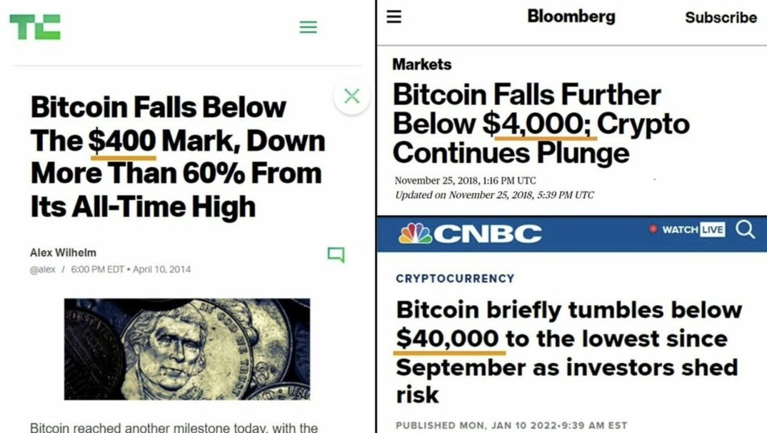 #Bitcoin  just won't stop crashing #HODL 😉