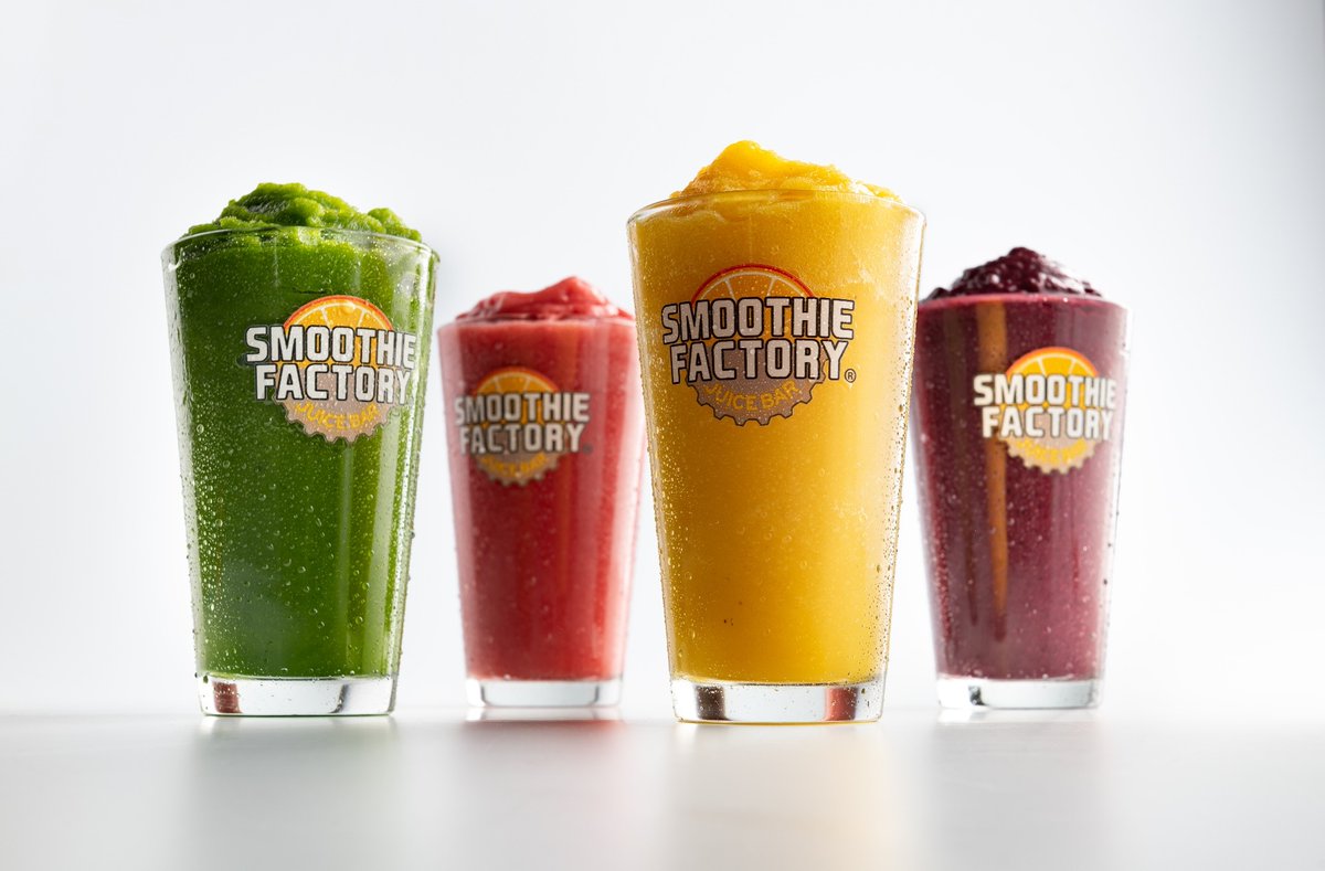 smoothiefactory's tweet photo. Skip the line, order online! Have #SmoothieFactory delivered to your door ➡ https://t.co/rWyEZuNcDI https://t.co/zYKaWWGoli