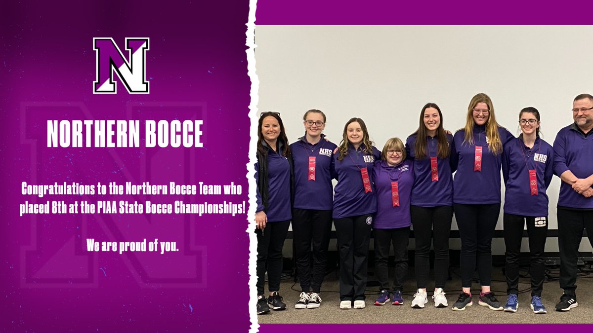 NHSpbears's tweet image. Congratulations to the Northern Bocce Team who placed 8th at the PIAA State Bocce Championships! 

 We are proud of you.