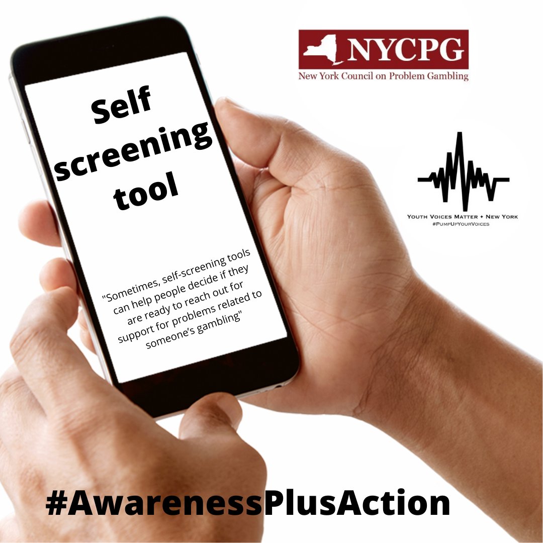 YVMNY's tweet photo. Sometimes, self-screening tools can help people decide if they are ready to reach out for support for problems related to someone’s gambling
To use this screening tool, visit https://t.co/vfTb2j9uod
@NYSOASAS @Recovery_NY @NYProbGambling
#AwarenessPlusAction #YVM #NYCPG #FORNY https://t.co/kUzHIZDDay