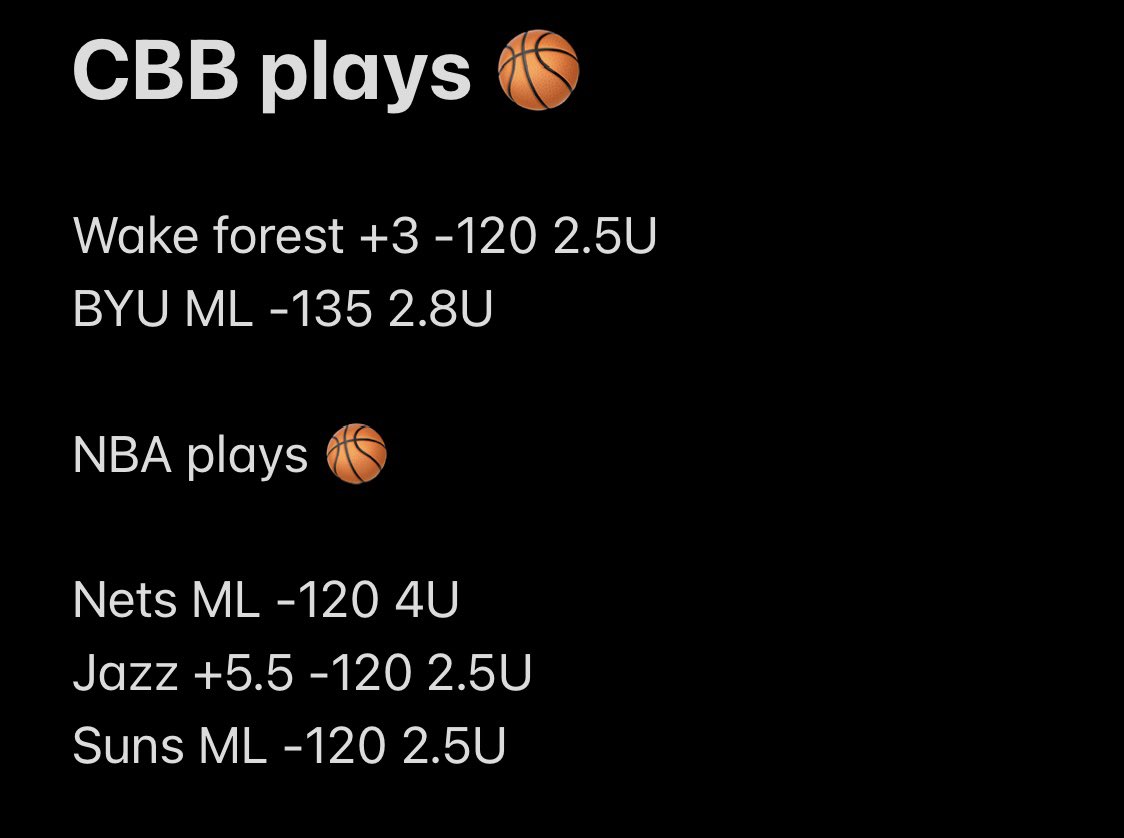 LockItIn7's tweet image. Some plays for tonight! Dipping into the NBA slate cause a couple lines that I liked stood out to me! Two NIT plays as well in the slate. Let’s keep it rolling with another day of profit here! 🤟🏻#Lockitin #GamblingTwitter #CBB #NIT #MarchMadness #NBA #NBA75 #NBATwitter