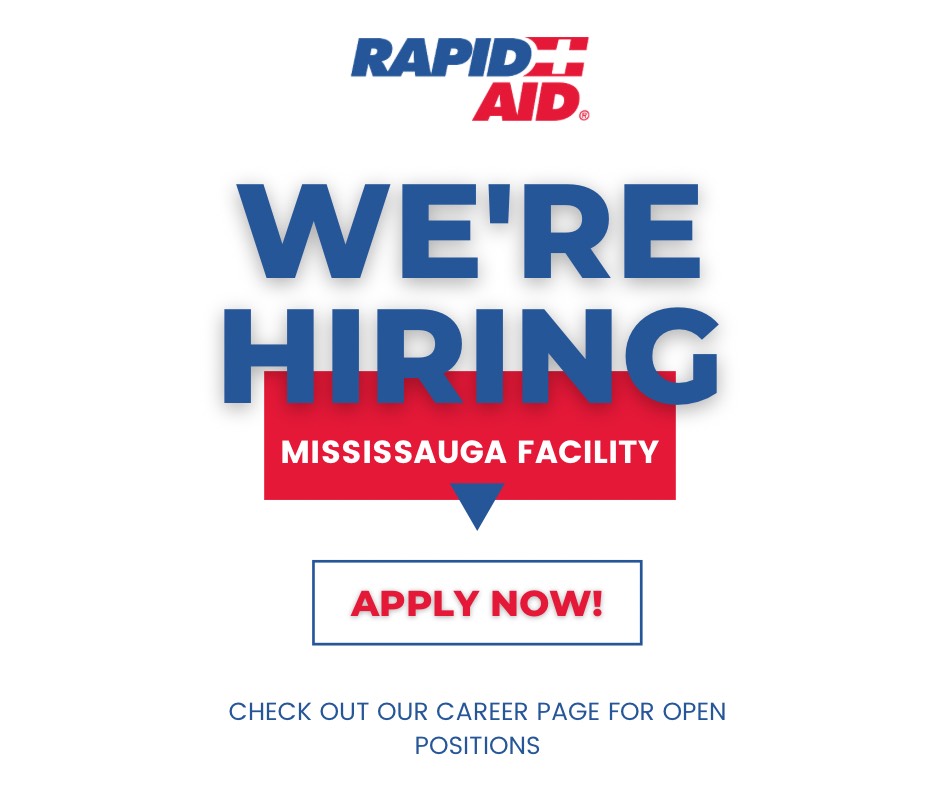 We're hiring! Our Mississauga facility is expanding, and so is our need for great people to join us. Check out our career page to apply to our available positions. 
rapidaid.com/careers/
#Canadajobs #jobs #canadaemployment