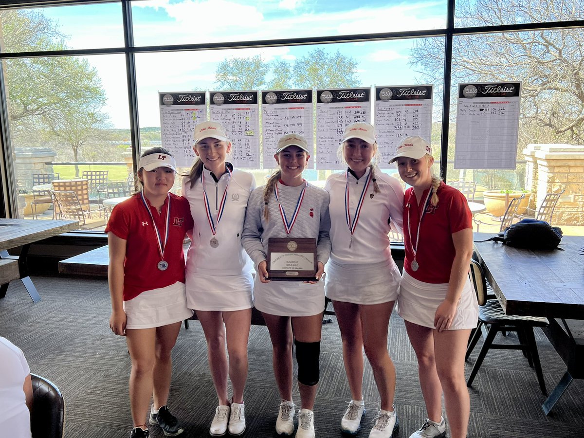 LTCavGolf's tweet photo. REGIONALS BOUND‼️
Varsity Girls finish District Runner Up &amp; 3rd Place Team

🏆Led by Individual District Champion, Emma von Hoffmann (76-74) &amp; District Runner Up, Kate Pickrell (76-75)!
#JAMODI https://t.co/FBE5R1NVSr