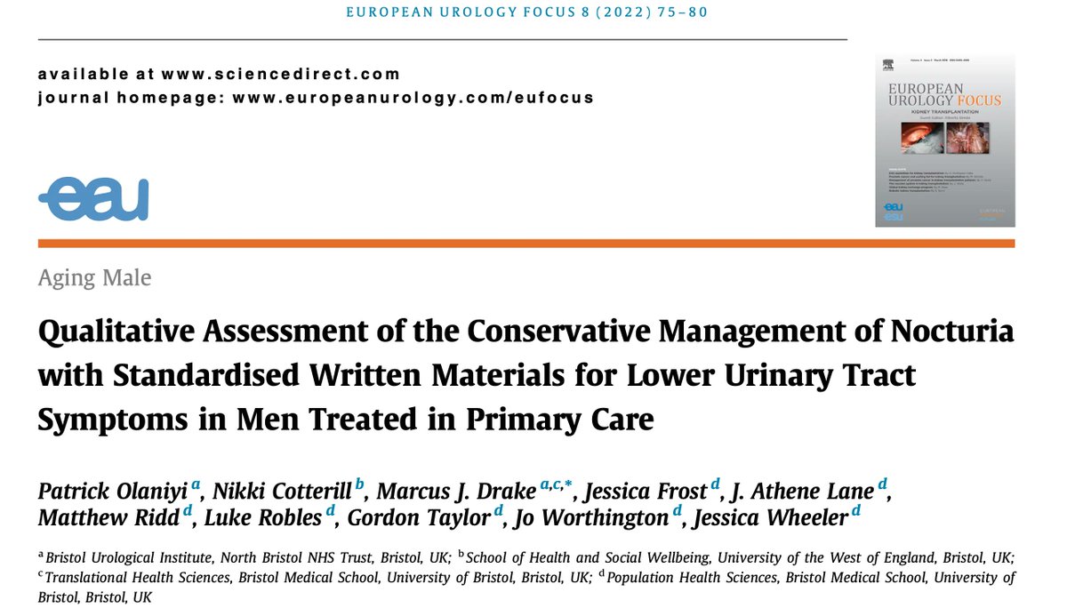 Eur Urol Focus tweet media