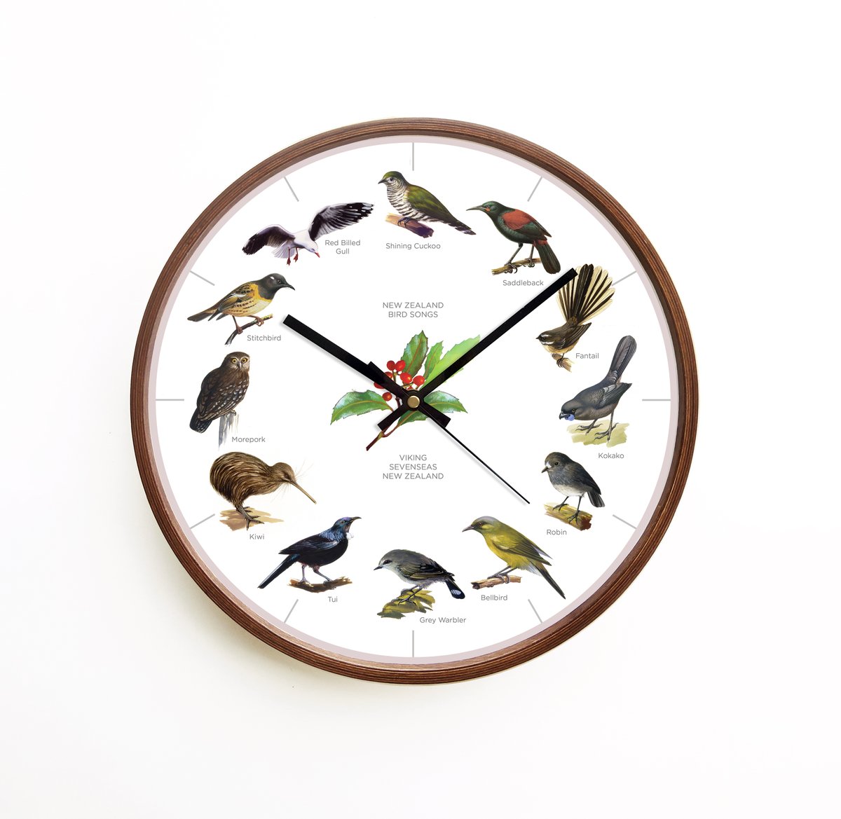 NZ Bird Song Clock available now
#NZ #Bird #Song #Clock
The calls of twelve different New Zealand native birds is heard, one each hour, on the hour.
vikingsevenseas.co.nz/collections/ne…