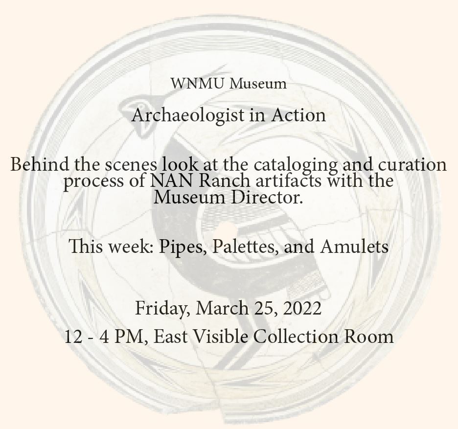 WNMUMuseum's tweet photo. We are EXCITED to announce the introduction of our new program!
Museum Director, Danielle Romero presents the first ARCHAEOLOGIST IN ACTION!
You are welcome to stop by, ask questions, see artifacts not displayed, and talk archaeology we hope to see you here! 
#WNMUMusuem https://t.co/65fJKTHId3