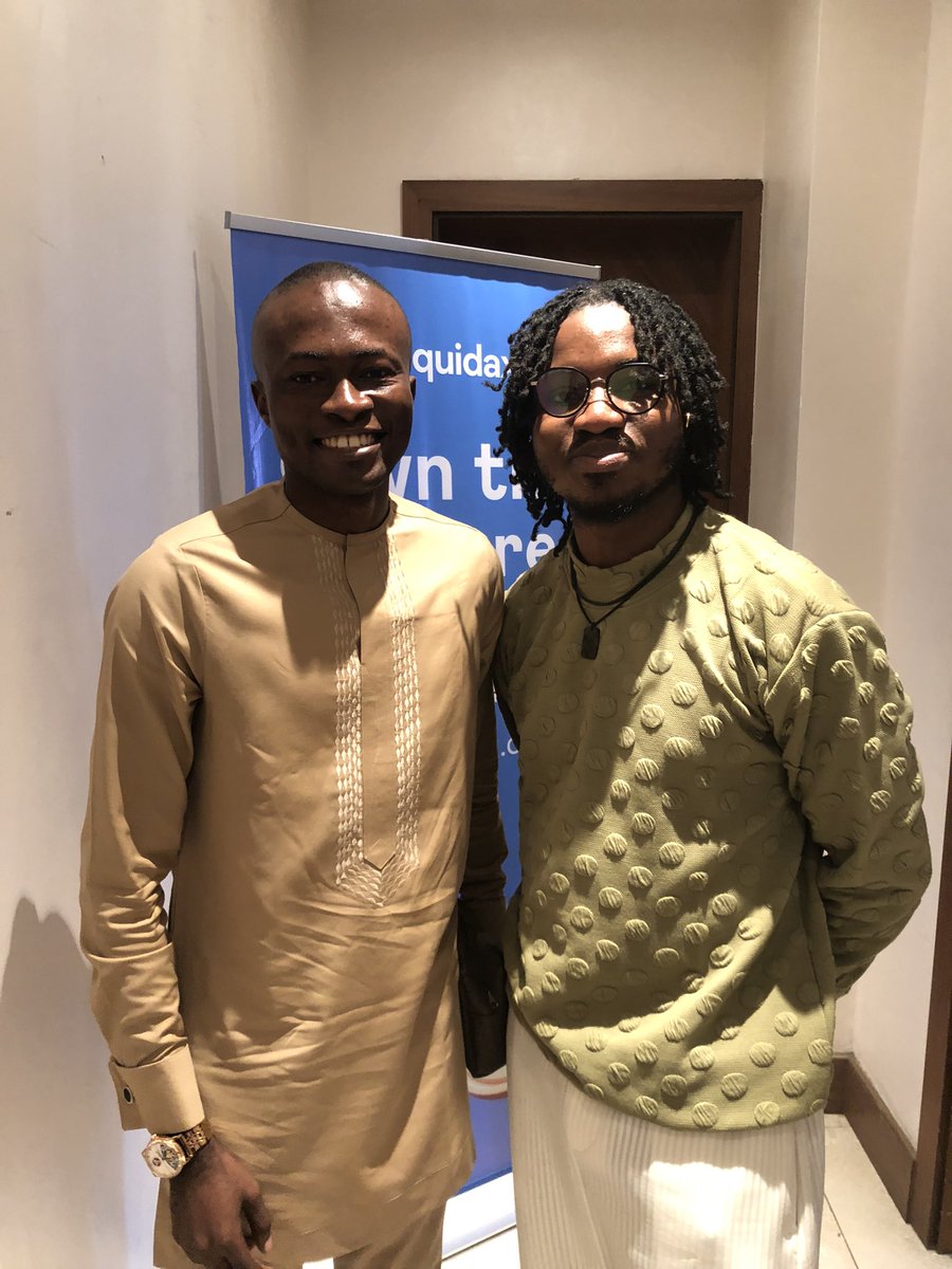 andersonozakpo's tweet photo. Quite a lot is happening with Crypto, the blockchain and metaverse and it was a delight to meet some of the big guys playing in the space.

Congrats to the @QuidaxGlobal team on the big reveal @DONJAZZY #CryptoMbappe no dey carry last.

@aforisms_  @MissTechyNG Also present. https://t.co/hd35culfgR