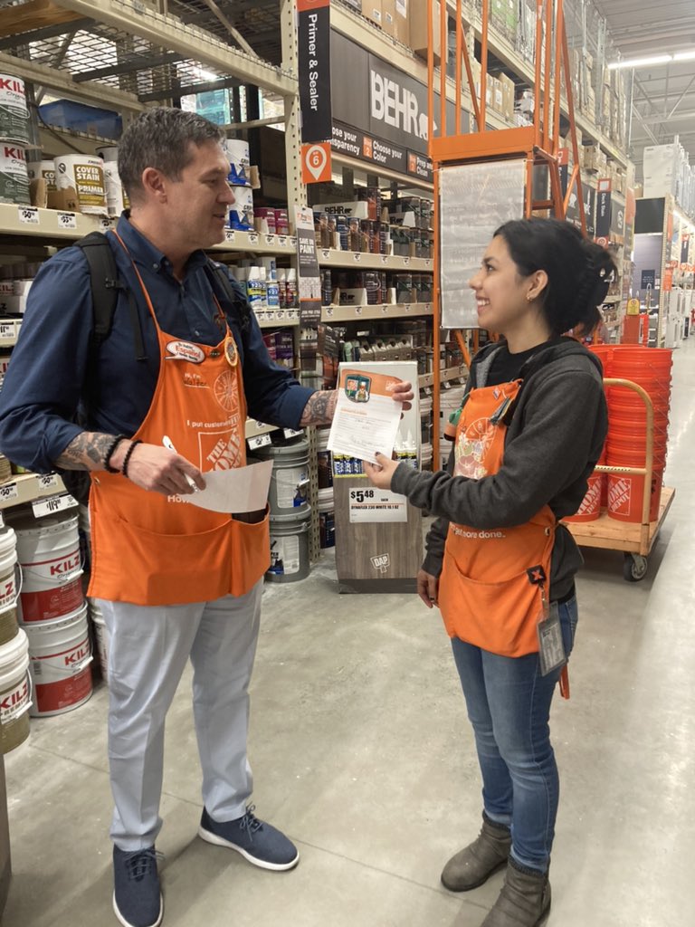 Excited to have Walter Garcia in our store today!  Thank for a wonderful visit and for helping us recognize Norma and Yisela, both of which provide excellent customer service and promote our values at Home Depot #8412.
<a href="/cole91960676/">Cole SM at Clayton Home Depot 8412</a> <a href="/kimberleybeach/">Kimberley</a> <a href="/Shanda668/">Shanda66_#8412</a>