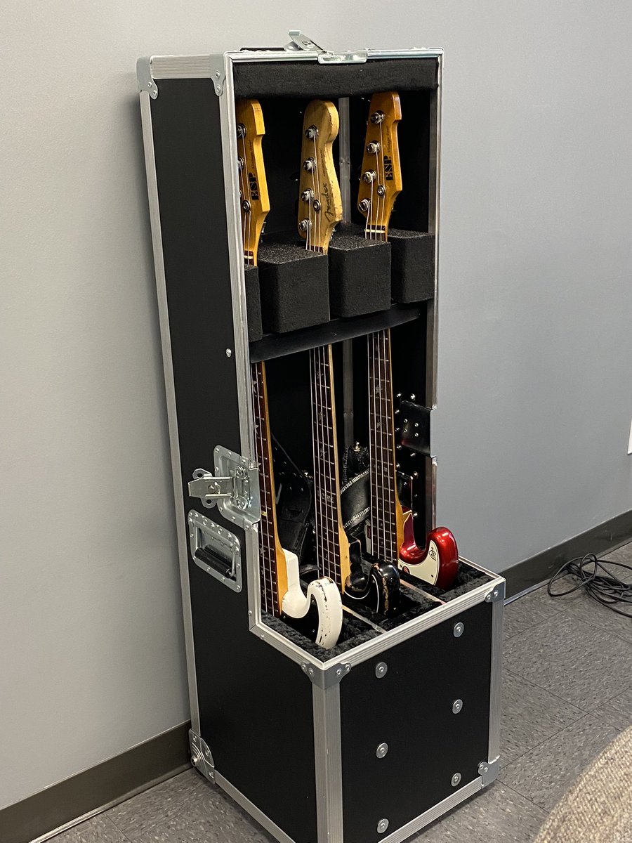 WileyIV's tweet photo. Check out the new Calzone 3 bass lightweight rolling case that works as a mini boat on stage. Great guys and support!!! #vanpirekarateclub #teamwhiskey #bnmband #espbass #intune https://t.co/74vTCyFDcm