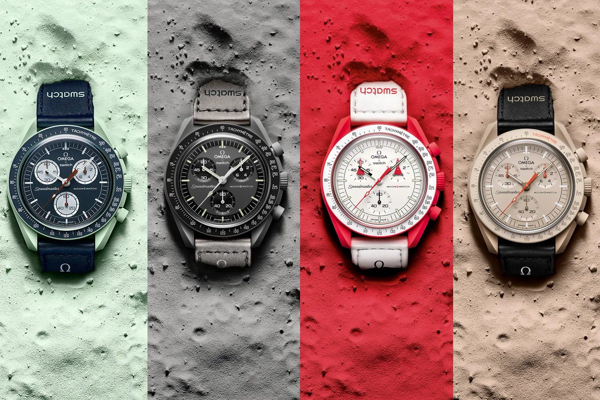 Omega and Swatch Just Collaborated on the Most Colorful Speedmasters Ever