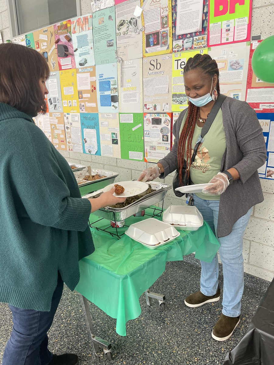 FrankConwellMS4's tweet photo. @FrankConwellMS4 @rstellatoMS4 @gonzalez_savino Thank you to our very own Mr. Durante and the Black History committee for catering our luncheon today! #MS4educators https://t.co/mQyUKRAbOg