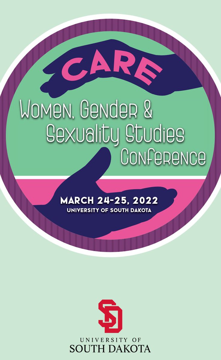 Tomorrow and Friday! Women, Gender &amp; Sexuality Studies Conference focused on the theme CARE. <a href="/USDWomenGender/">USD Women Gender & Sexuality Studies</a> <a href="/USD_CTL/">USD CTL</a> <a href="/USDHonorsProg/">USD Honors Program</a> All welcome. Program here:
usd.edu/wgss-conference