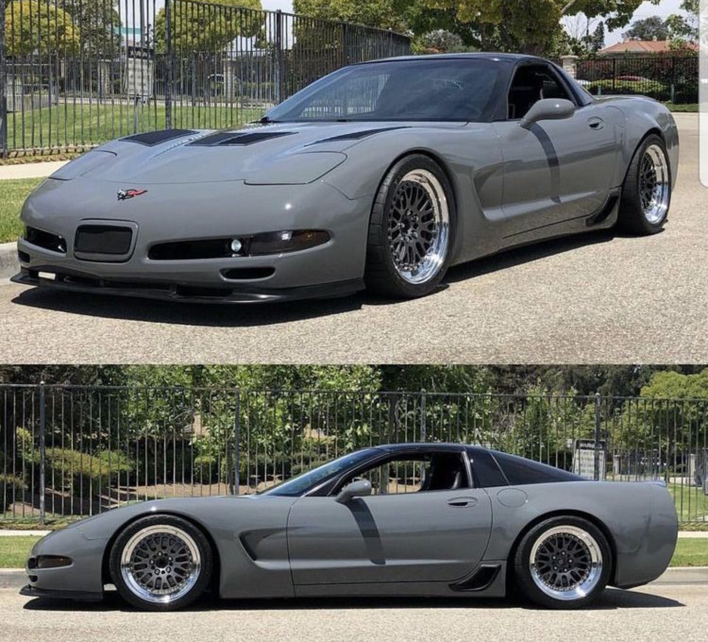Slammed Corvette