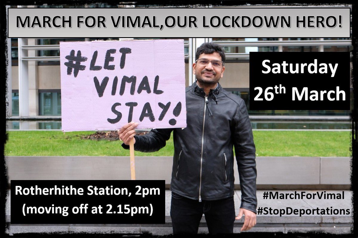 Rotherhithe Residents say #LetVimalStay tweet media