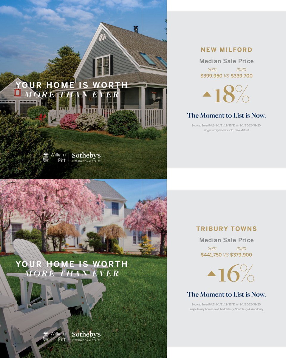 lamaralrealtor's tweet photo. The Moment to list is NOW!! Your home may be worth more than you think. Are you thinking of making the MOVE? Contact me for a confidential price opinion and market strategy 203-702-3917 #letmemoveyou #williampittsothebys 
#momenttolistisnow #movetoct https://t.co/kOeM7scEmb
