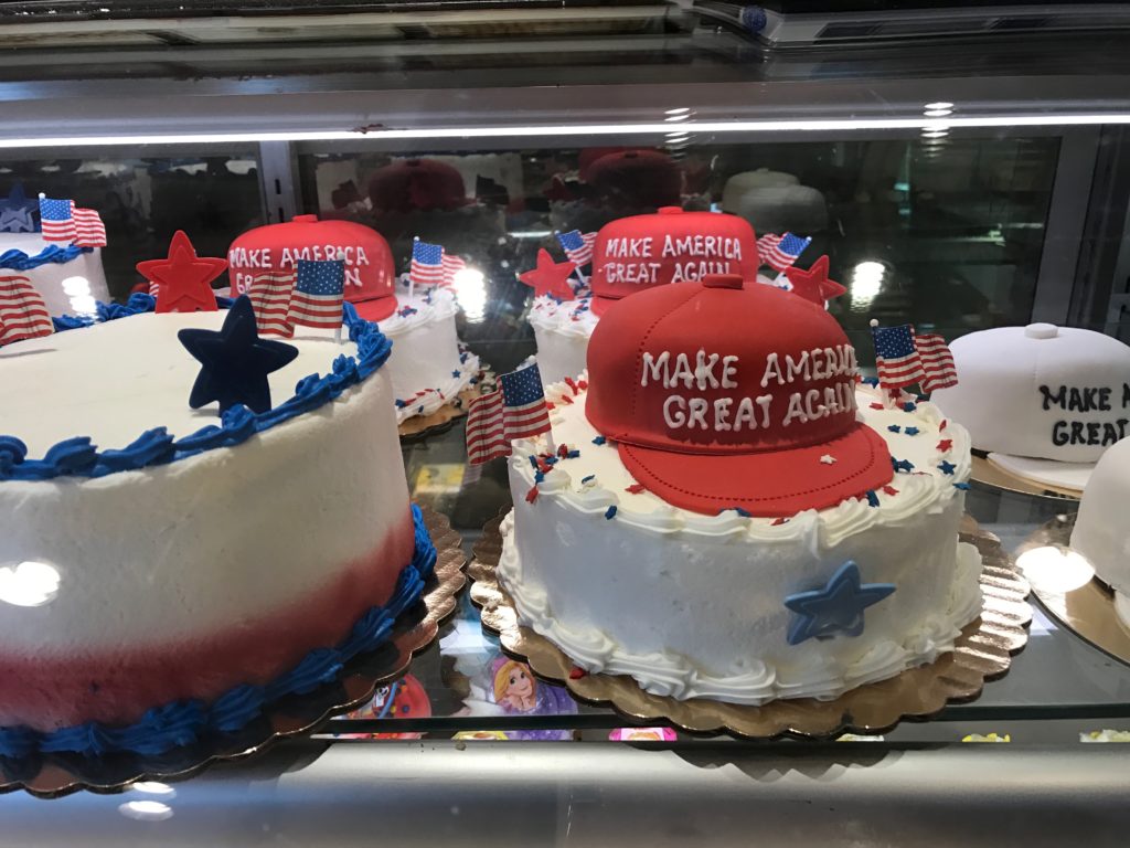 random_snakes's tweet photo. #HowToBeUnlikable 

1) Bring a few of these cakes to the next potluck you attend

2) Be a rich, entitled brat with a rich daddy, then tell women they should "work" when you never have worked hard a day in your life

3) Wear too much makeup and childish hairstyles

4) Be MTG https://t.co/a2ynO1S9v9